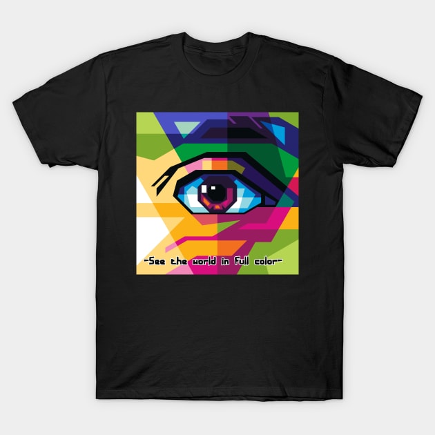 Eye Pop Art T-Shirt by Dico Graphy